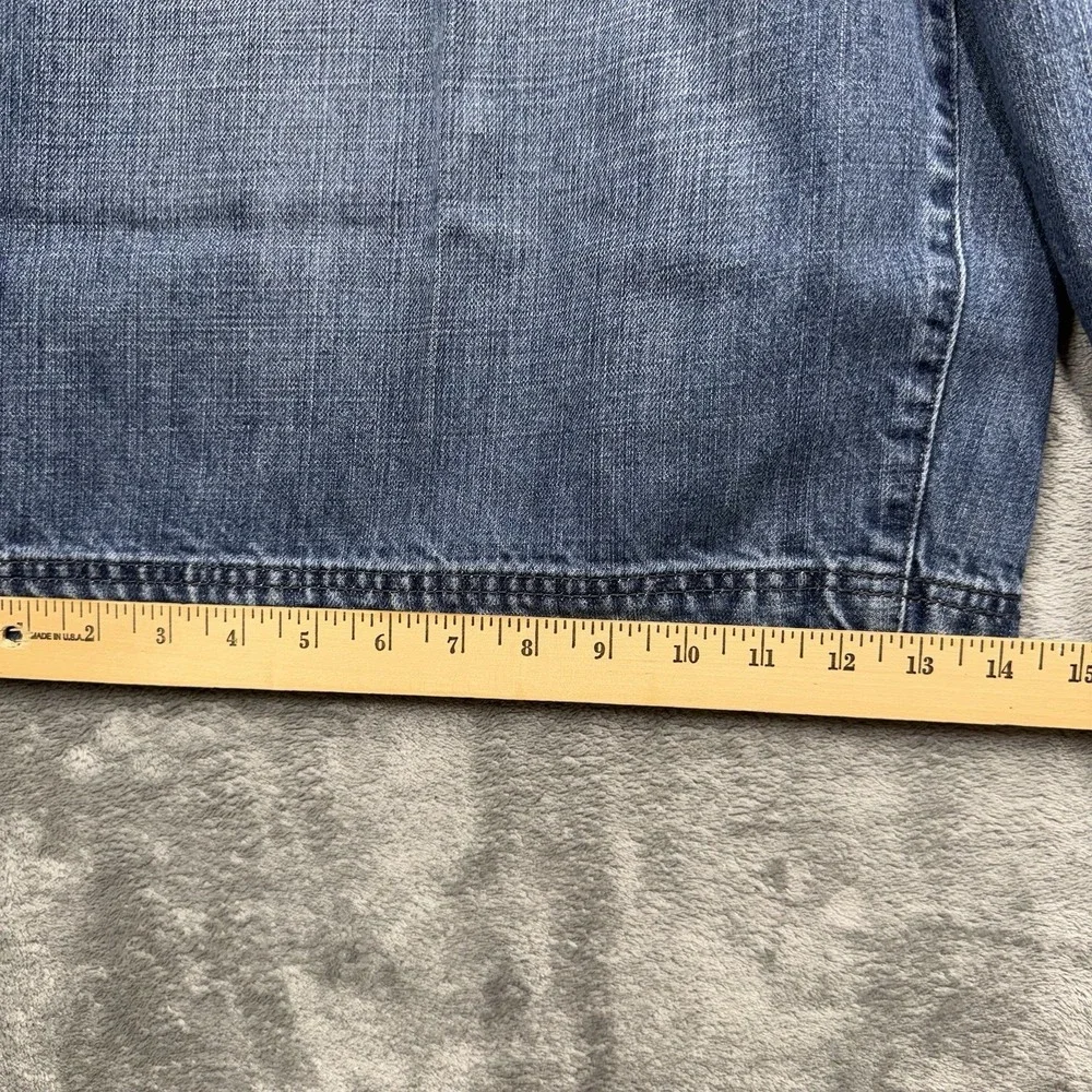VINTAGE Phat Farm Denim Jean Shorts Blue Jorts Baggy Skater Hip Hop Y2K Size 42